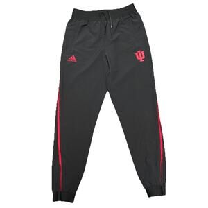 Adidas Indiana Hoosiers Team Issued Woven Jogger Pants Black Men’s M 31” Inseam